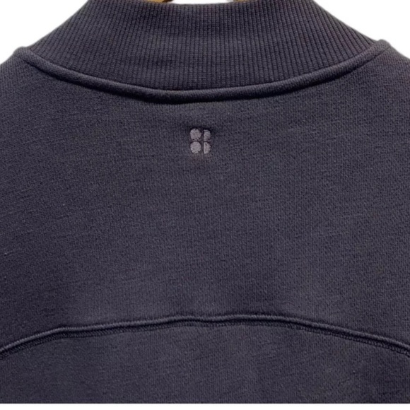 NWT Sweaty Betty One and Done Sweat Dress Size M Gray Oversized Mock Neck - Picture 2 of 5